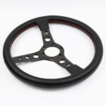 ND Perforated Leather Carbon Fiber Frame Steering Wheel