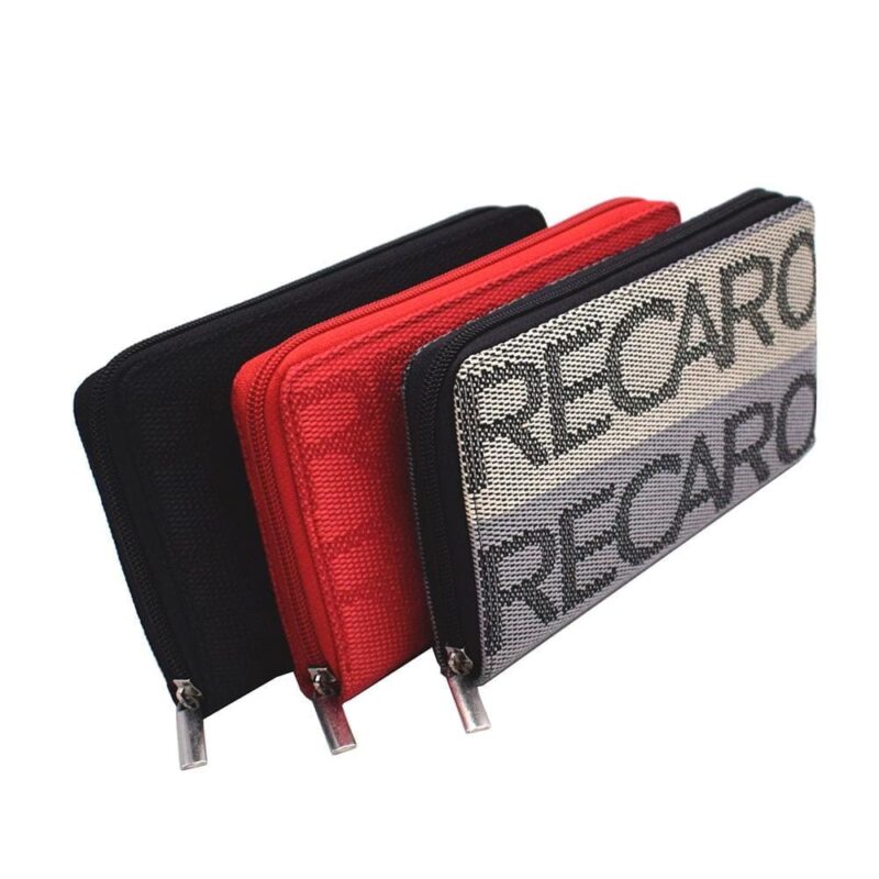 RECARO Zipper Wallet JDM Racing Case Holder