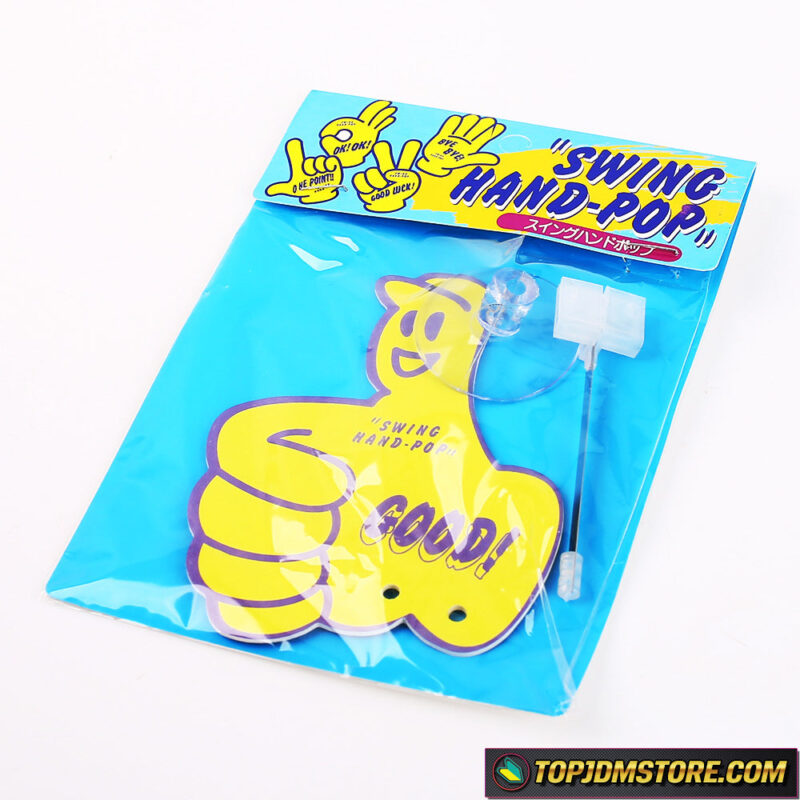 Swing Hand Pop Japanese Air Freshener Yellow