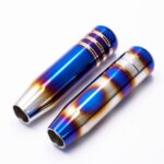 Universal Aluminum Titanium Style Burnt Blue Shift Knob 13cm